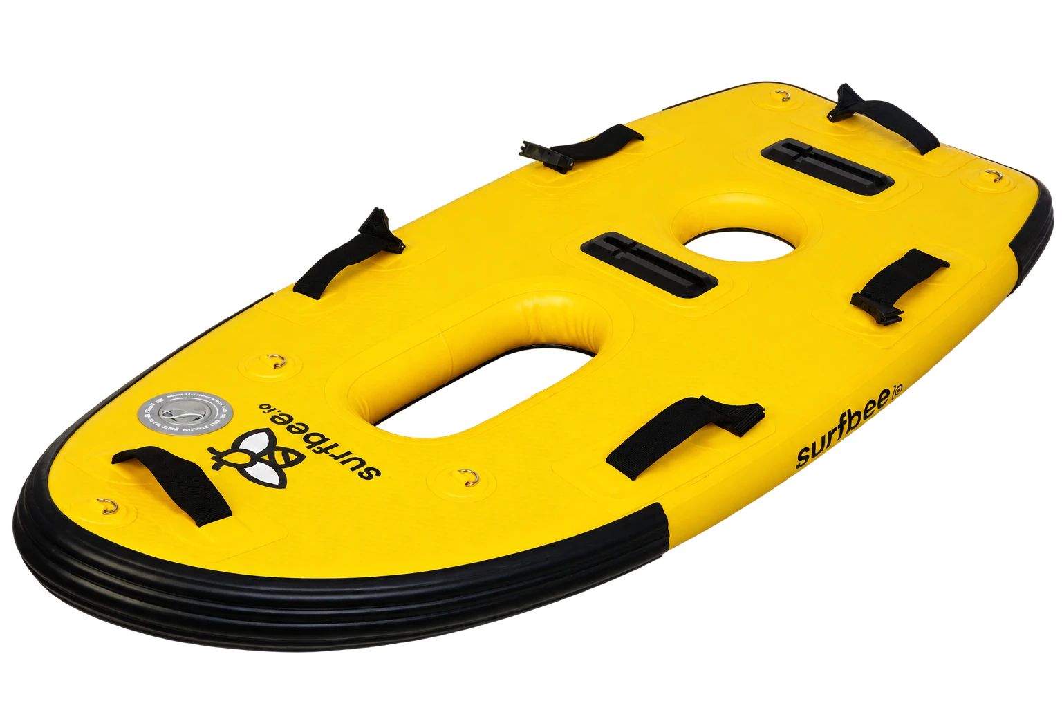 Flow Seeker hull kit photographed from the front-left side