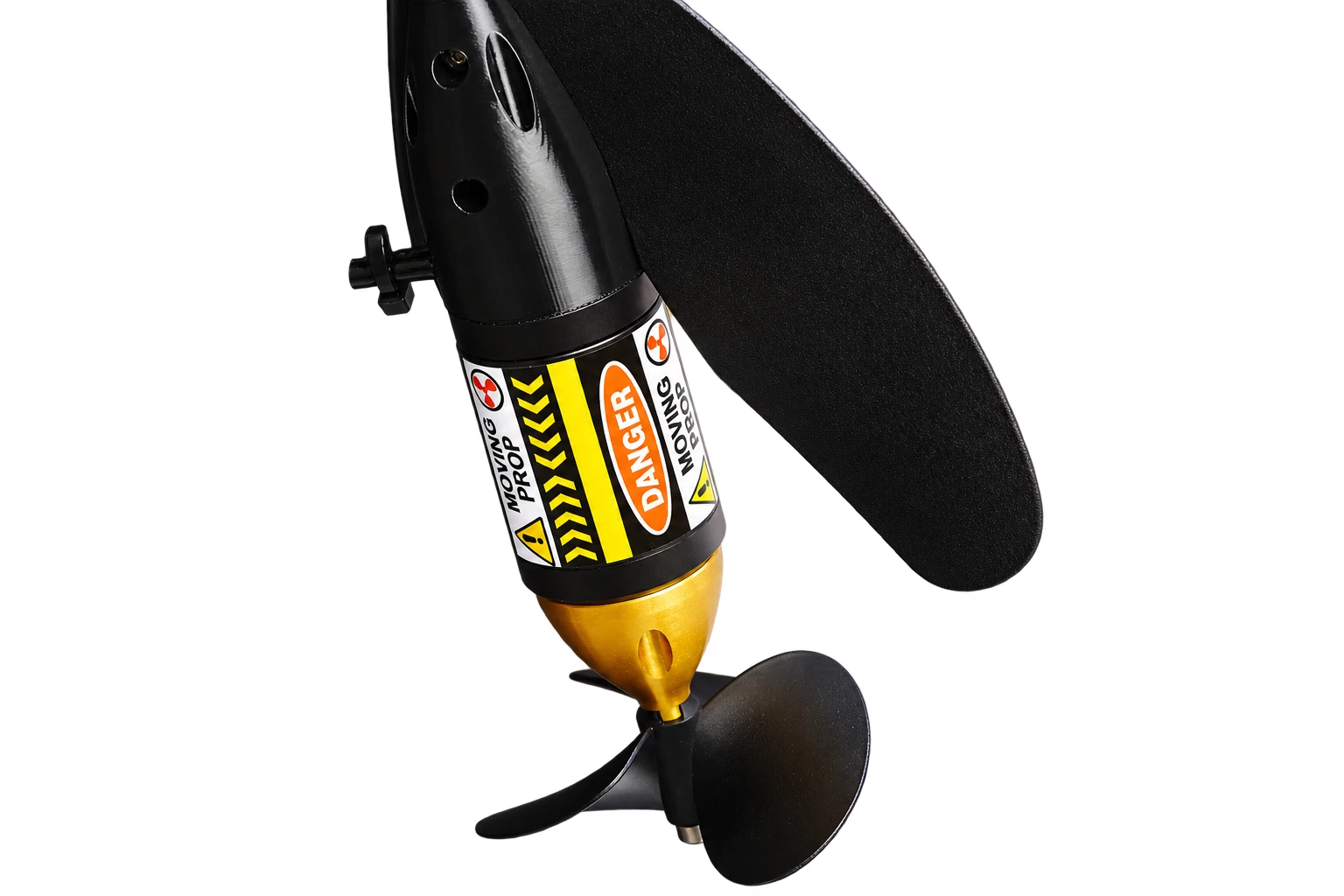 Close view of the T600 side-thruster configuration shared by the left and right units