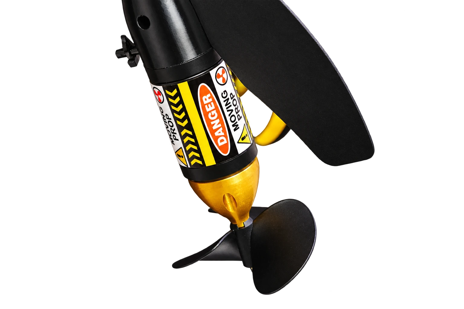 T600 left and right side-thruster reference photographed beside the vessel hull