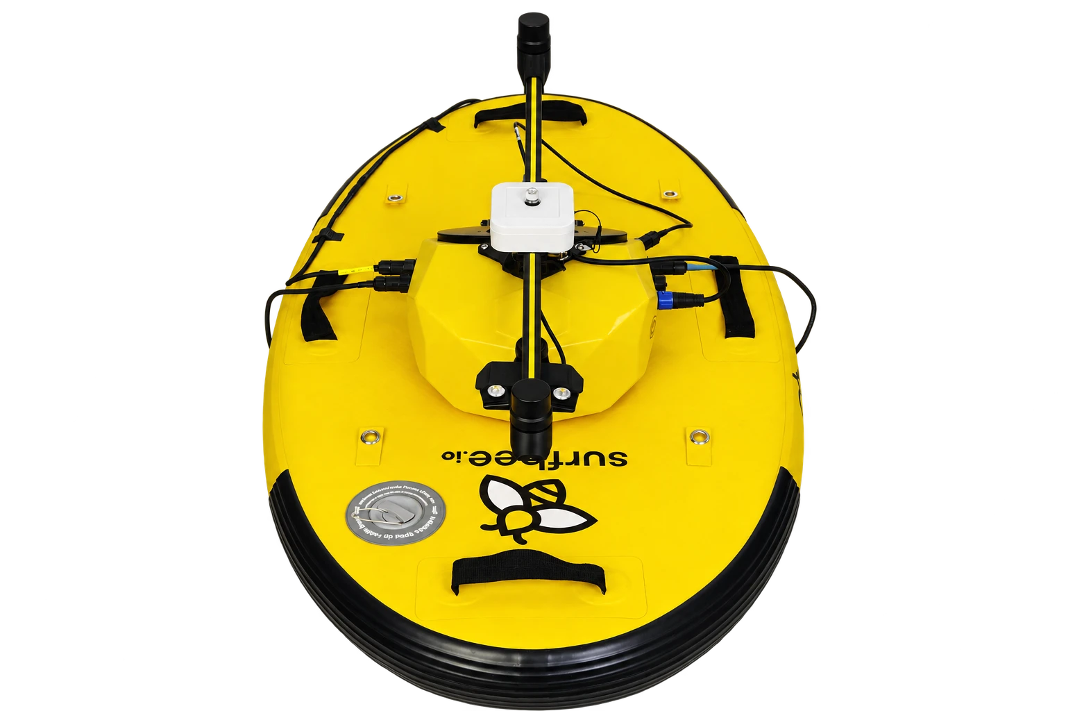 Flow Finder viewed from above in its compact survey configuration