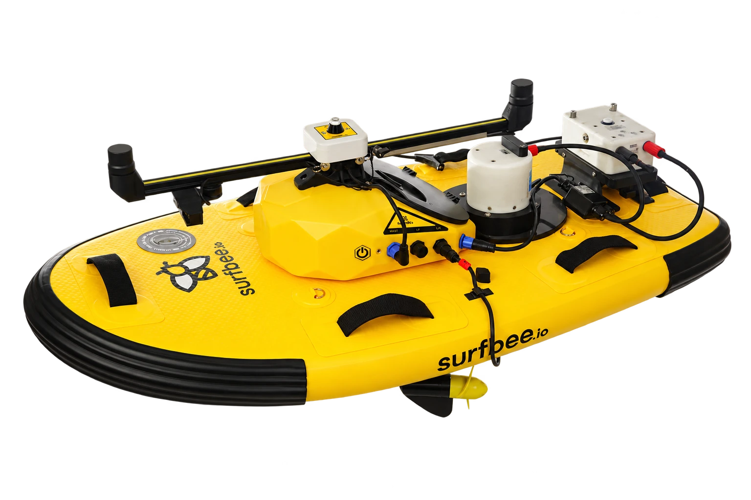 Front view of the Flow Scout with configured deck hardware