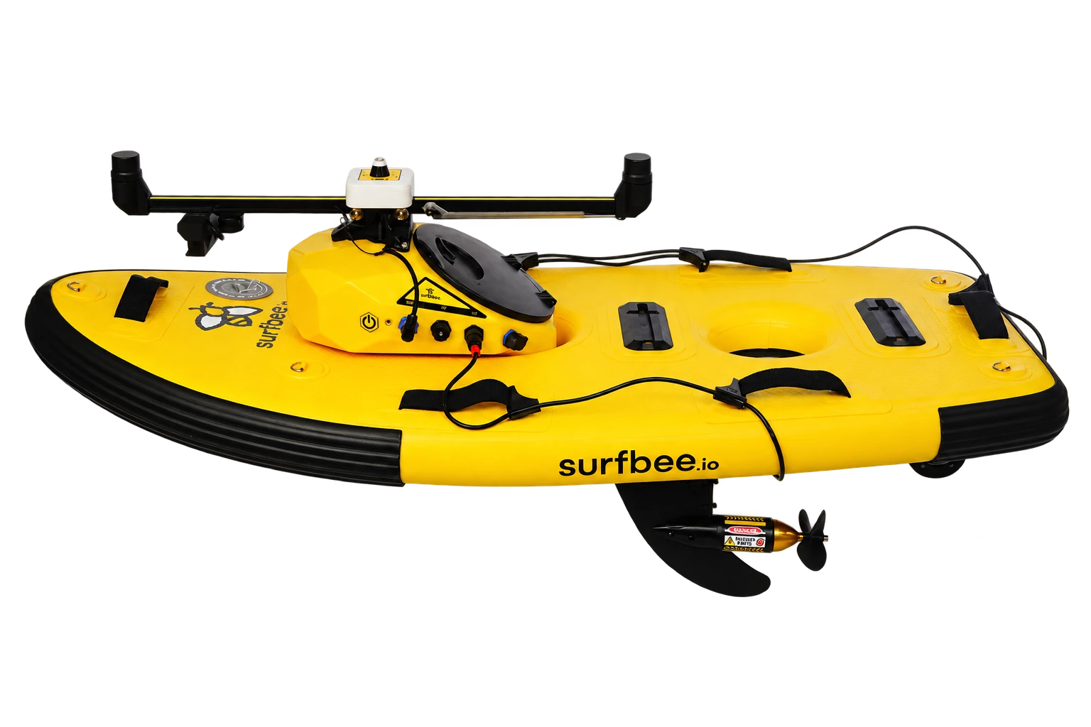 Side view of the Flow Seeker autonomous surface vehicle